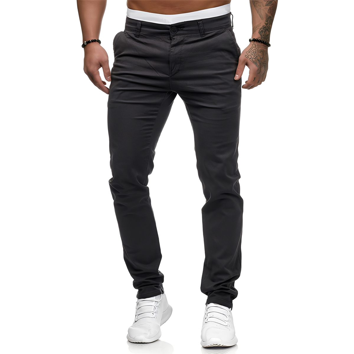Colby - Pantalon confortable à coupe étroite