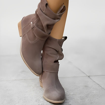 Celestine - Jolies petites bottines à bout rond pour dames