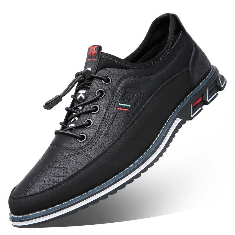 Aaron - Chaussures pour hommes en cuir antidérapant