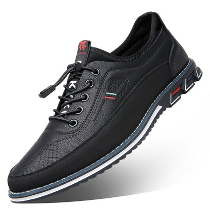 Aaron - Chaussures pour hommes en cuir antidérapant