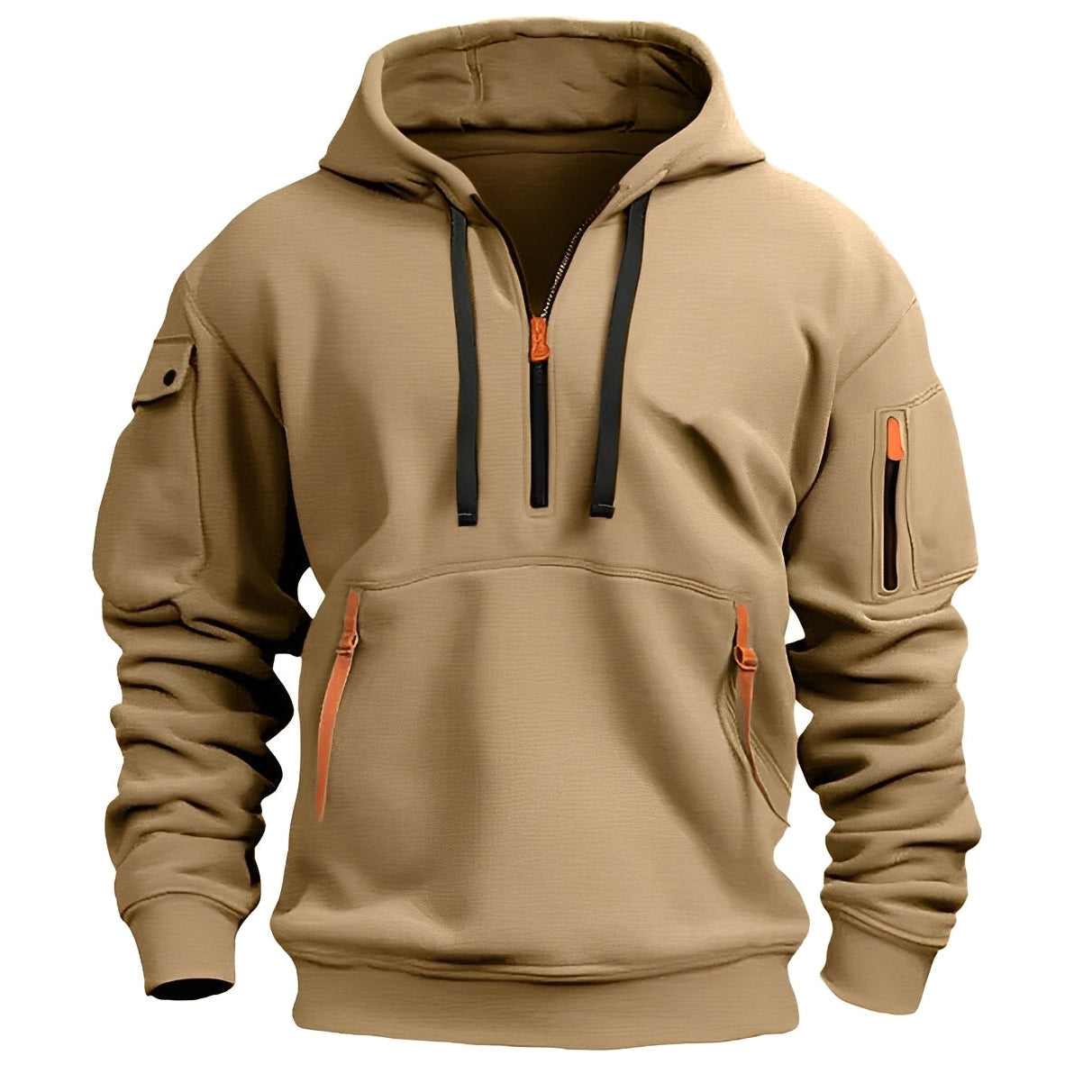 Burton - Hoodie moderne avec demi-fermeture éclair