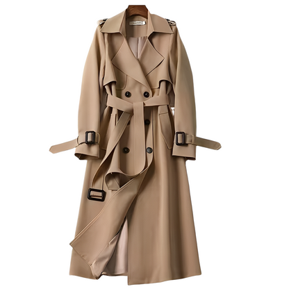 Patricia - Manteau trench chic avec boutonnage pour dames