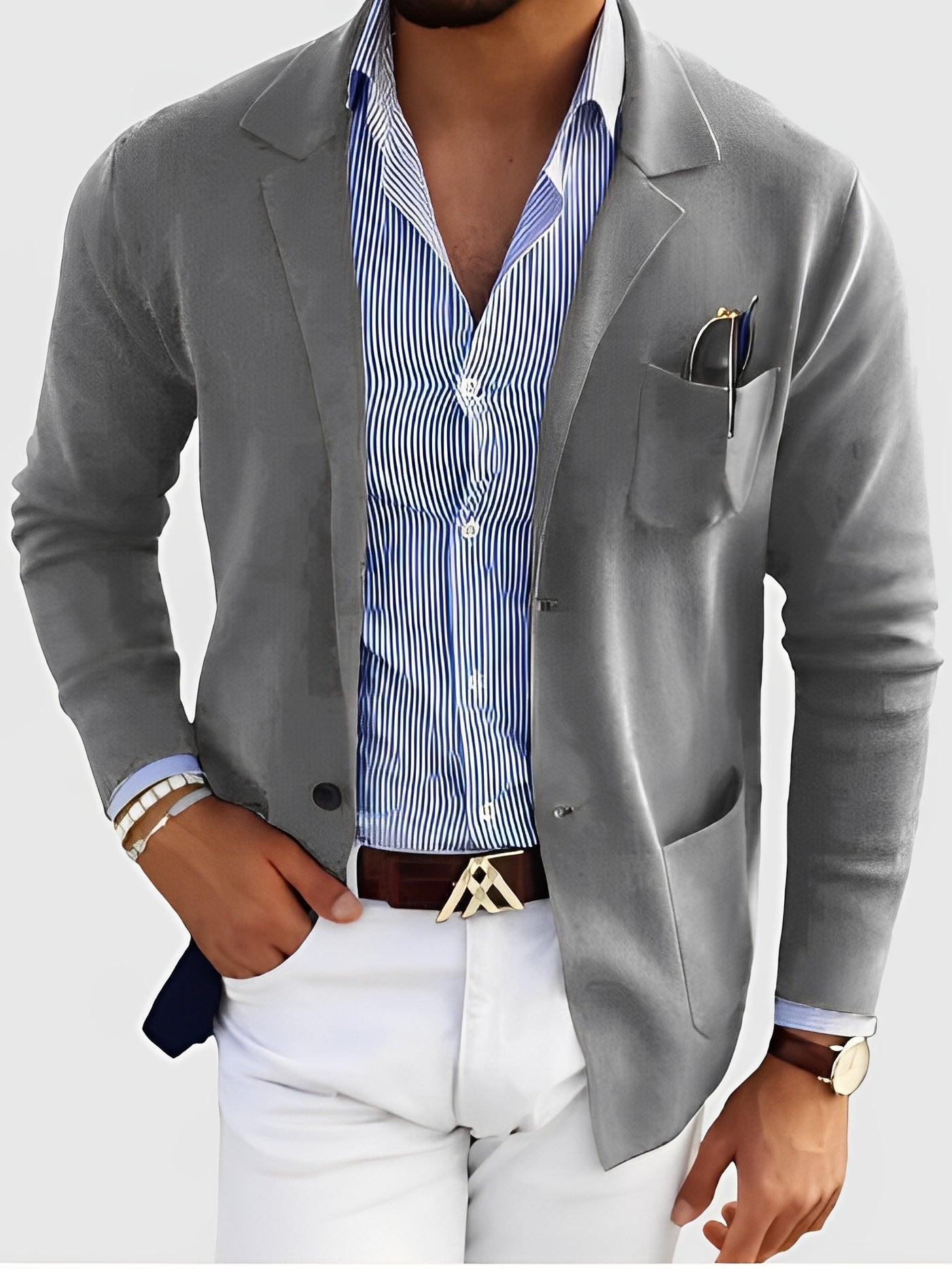 Jordan - Veste stylée avec poches pour hommes