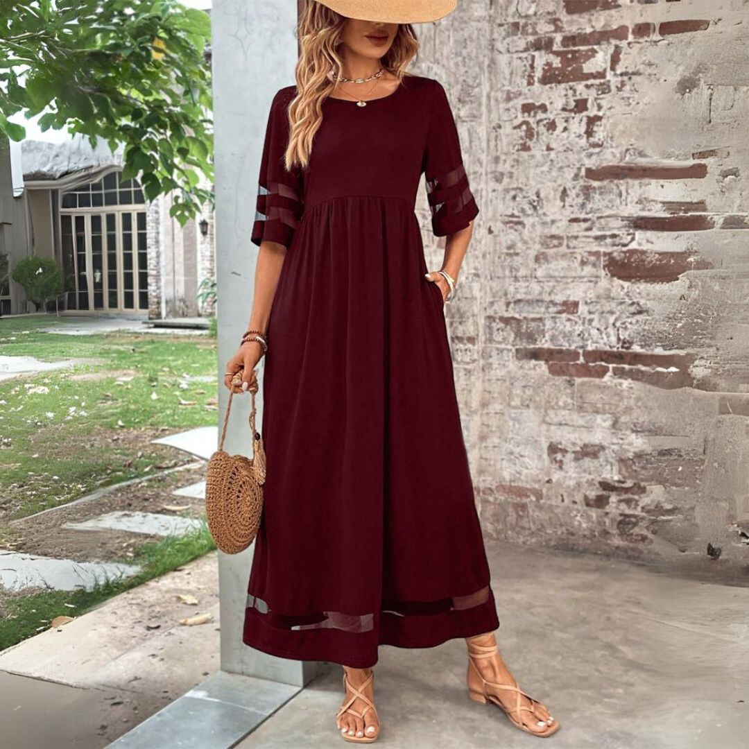 Amandine – Robe chic, avec effet ventre plat