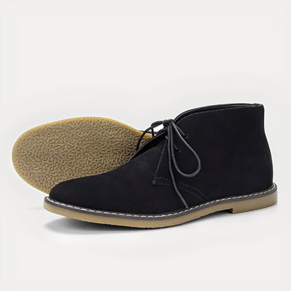 Kendrick - Grandes bottes classiques en cuir pour hommes