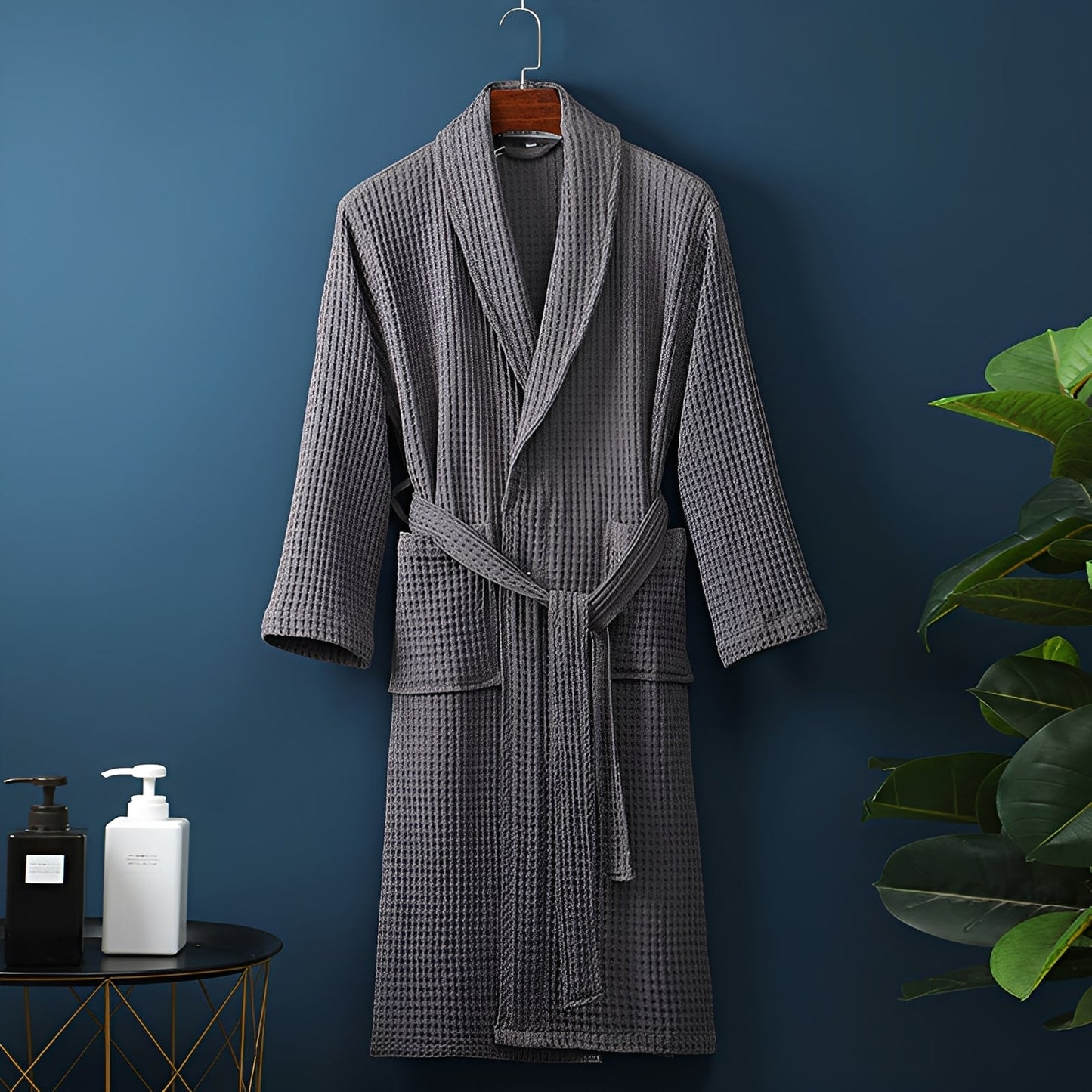Dunstan - Robe de chambre en coton détendu pour hommes