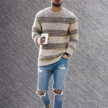 Kenzo - Men's sweater with soft stripes