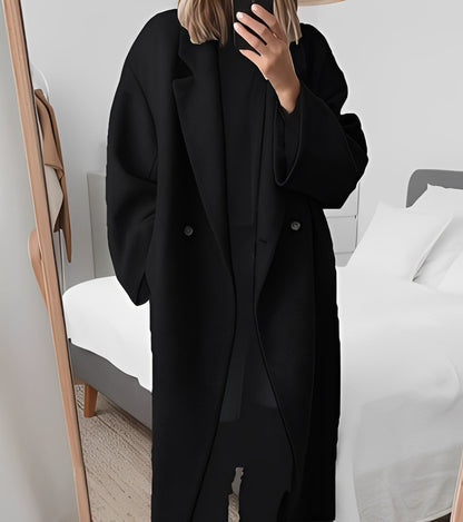 Carolane - Large wool coat for women