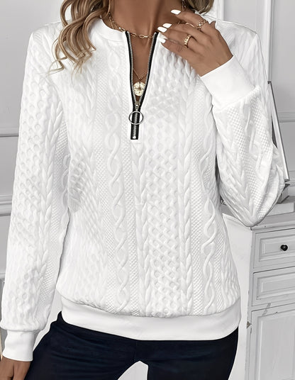 Davida - Soft and stylish quilted sweater for women