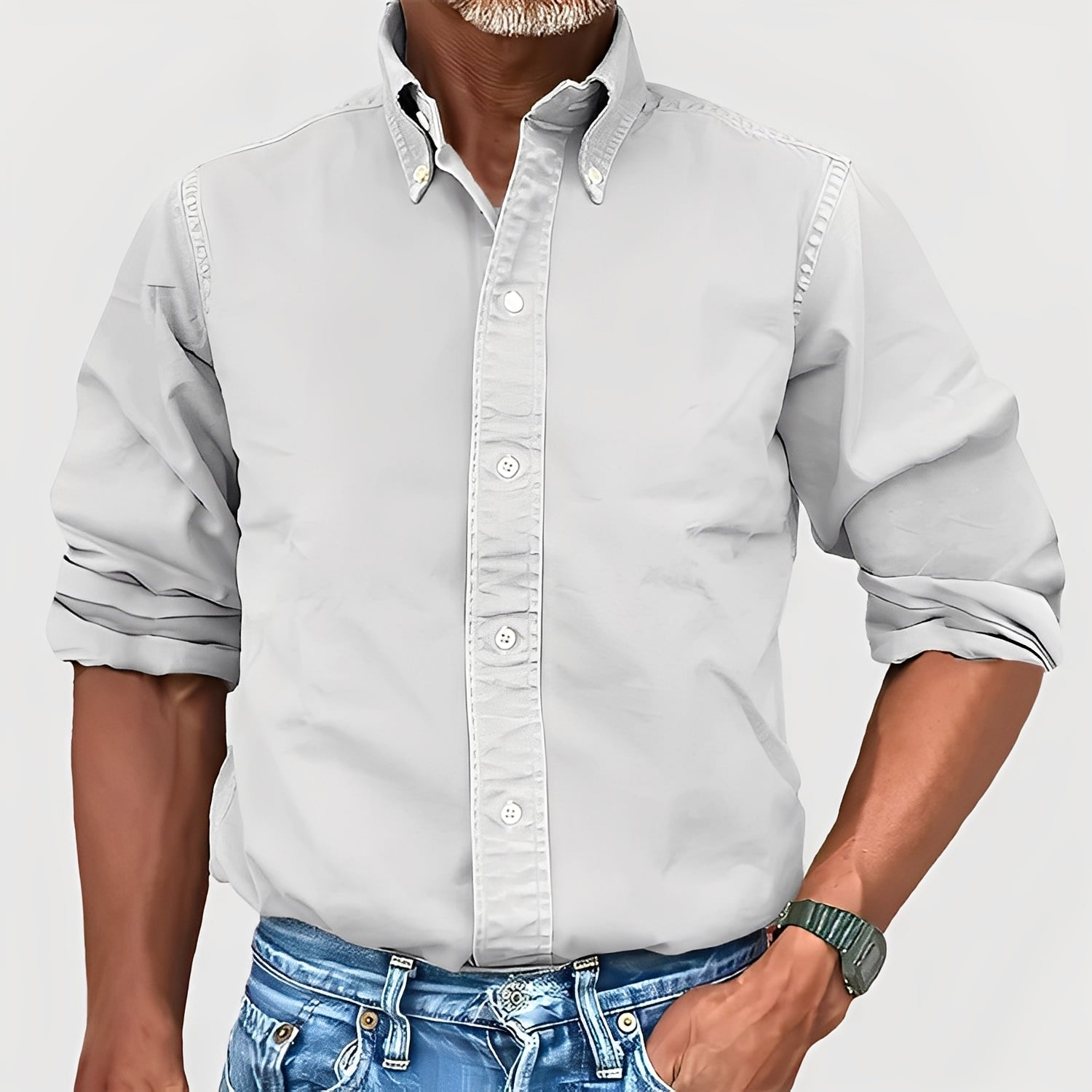 Martin - Chemise homme manches longues et style classique