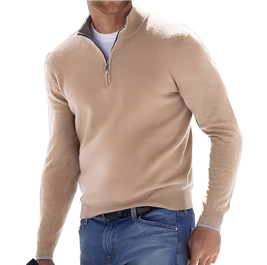 Kennith - Sweat décontracté avec zip pour hommes