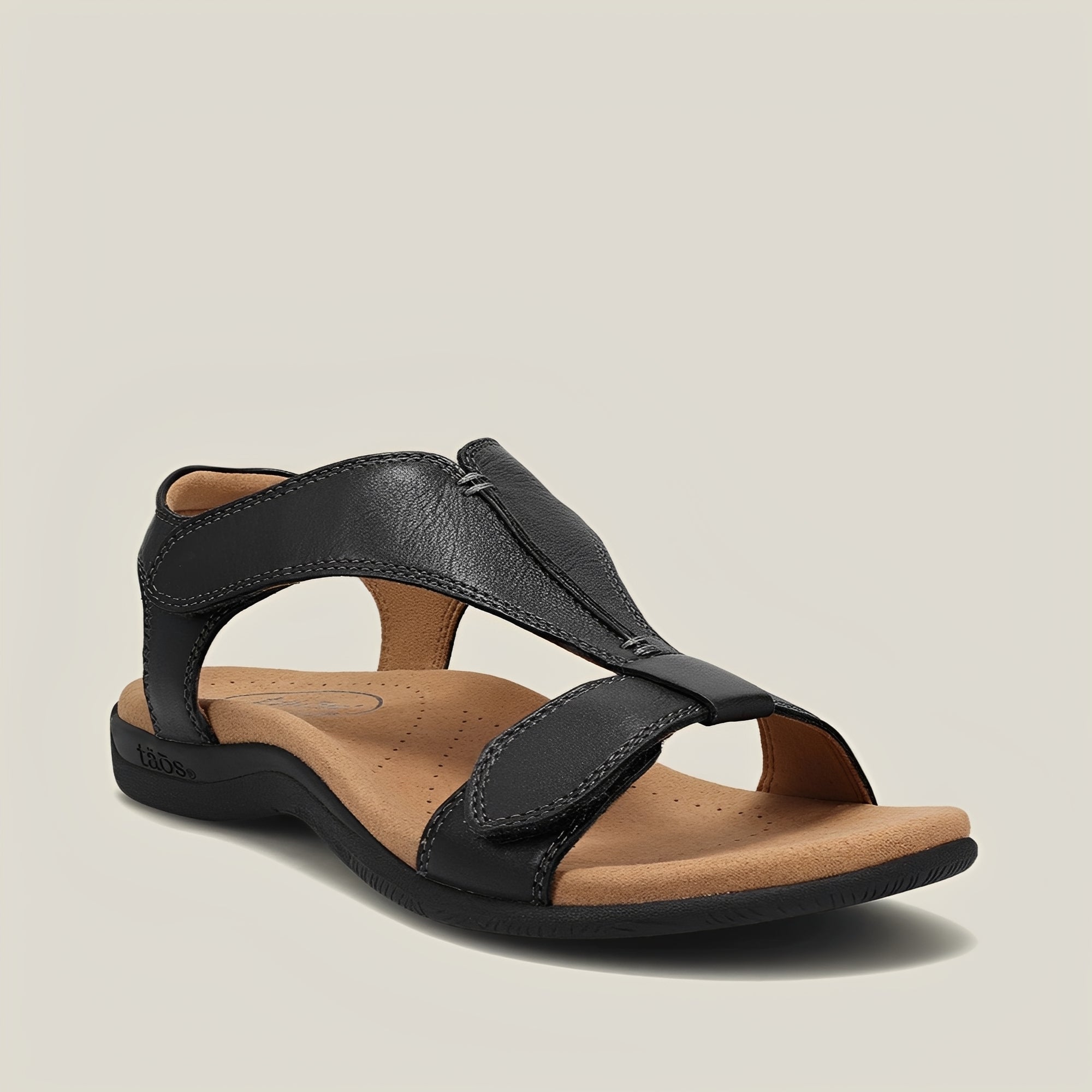 Sharon - Sandales à plateforme avec sangle Velcro