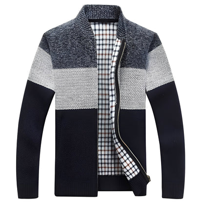 Shaw - Cardigan Classique avec Doublure pour Hommes