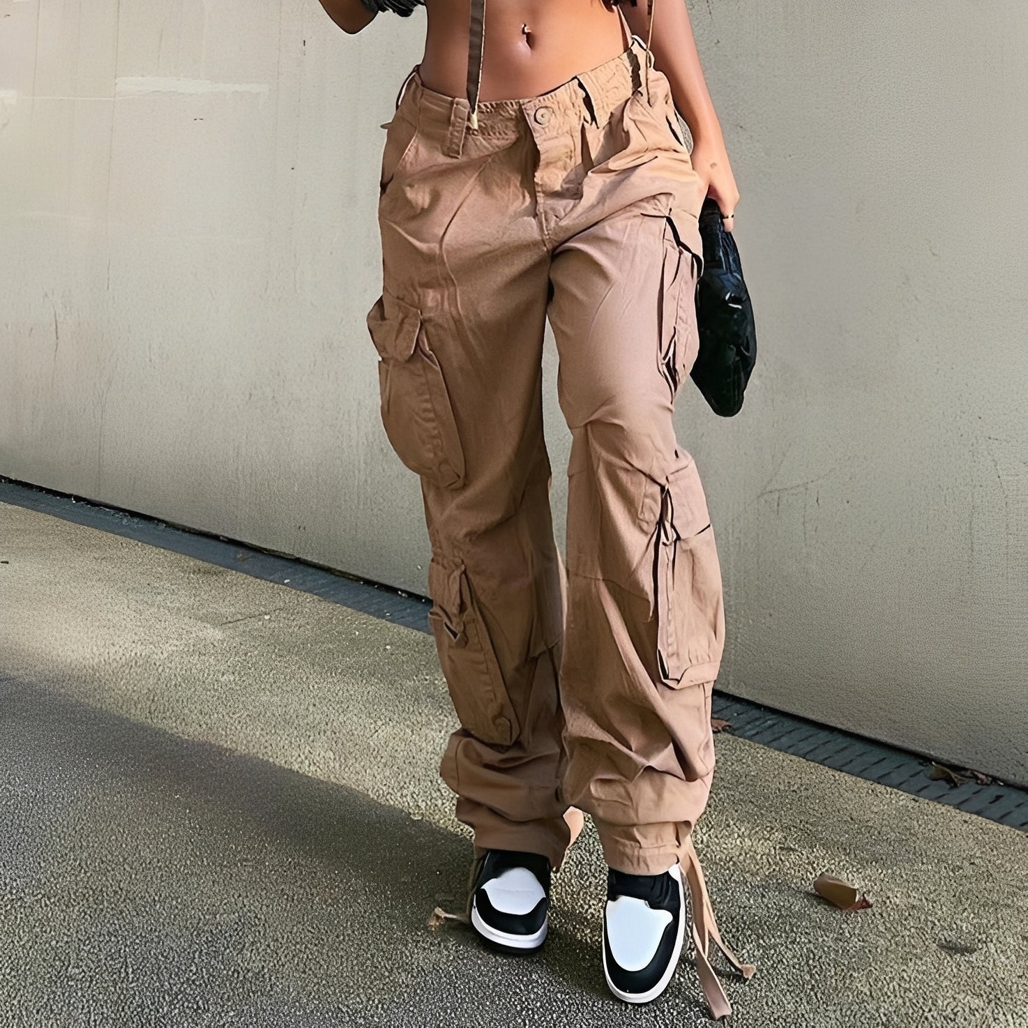 Lauren - Pantalon cargo en jean stylé pour femmes