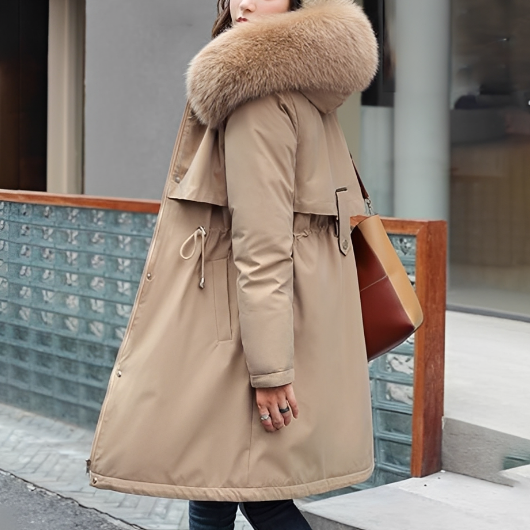 Evangie - Manteau à capuche, chaud et élégant