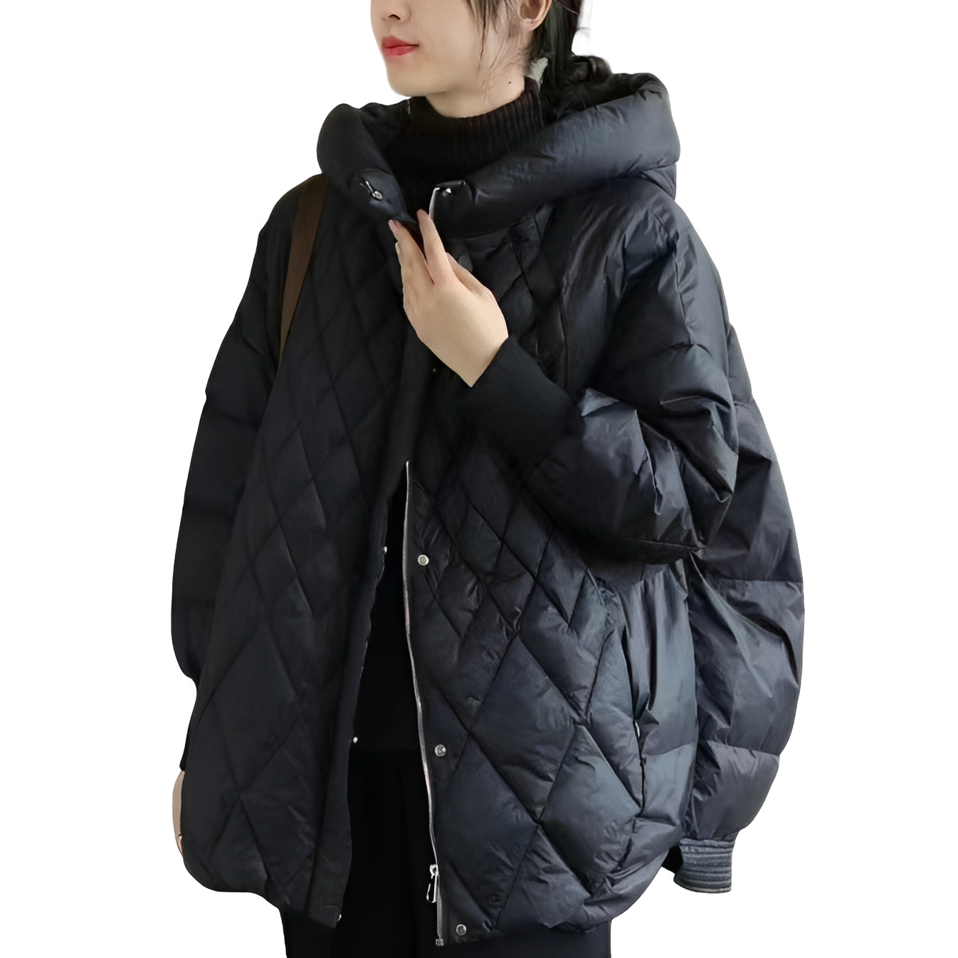 Kimberly - Elegant padded jacket with hood for women