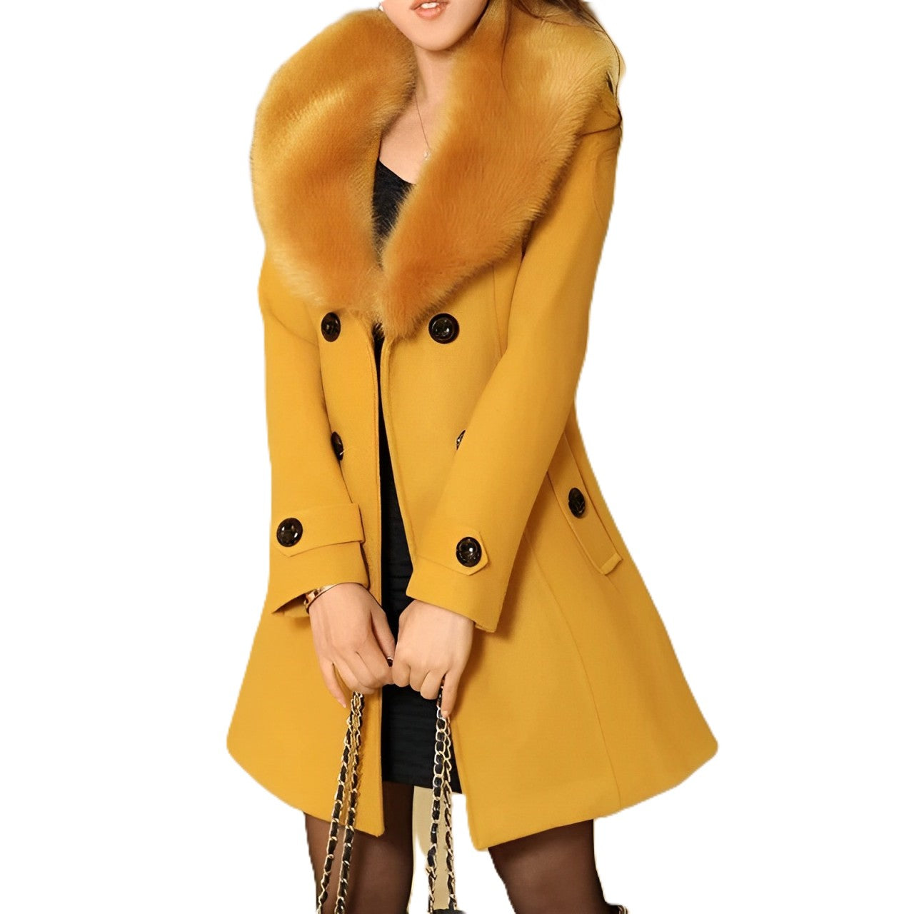 Rachel - Manteau en laine chaud et raffiné