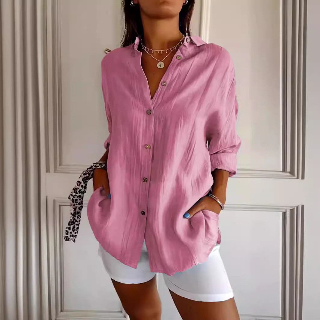 Hailee - Chemise élégante à revers pour femmes