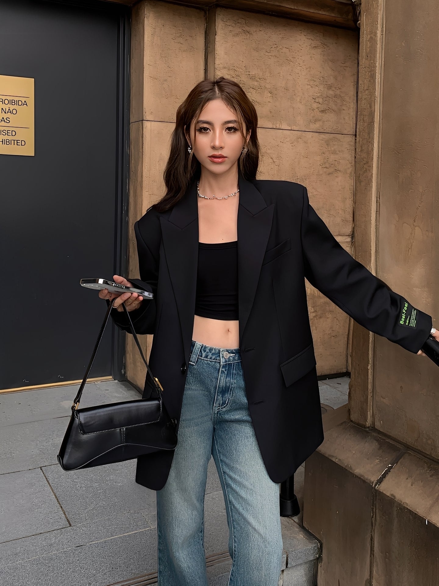 Maddison - Blazer chic et classique oversize pour femmes