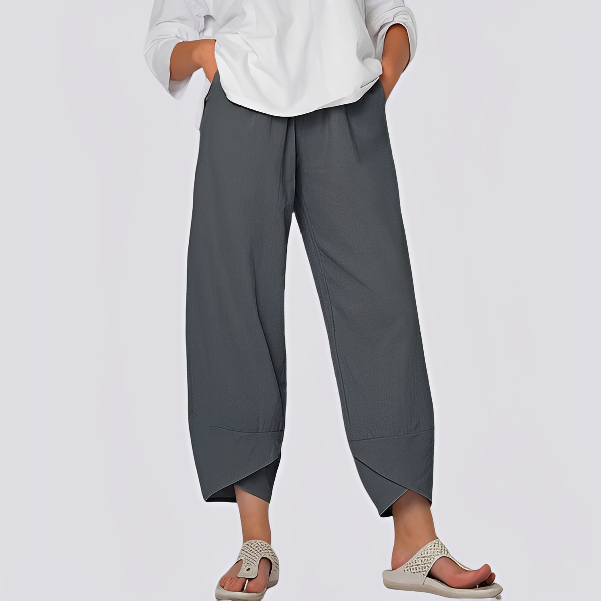 Jessica - Elegante Hose mit weitem Bein für Damen