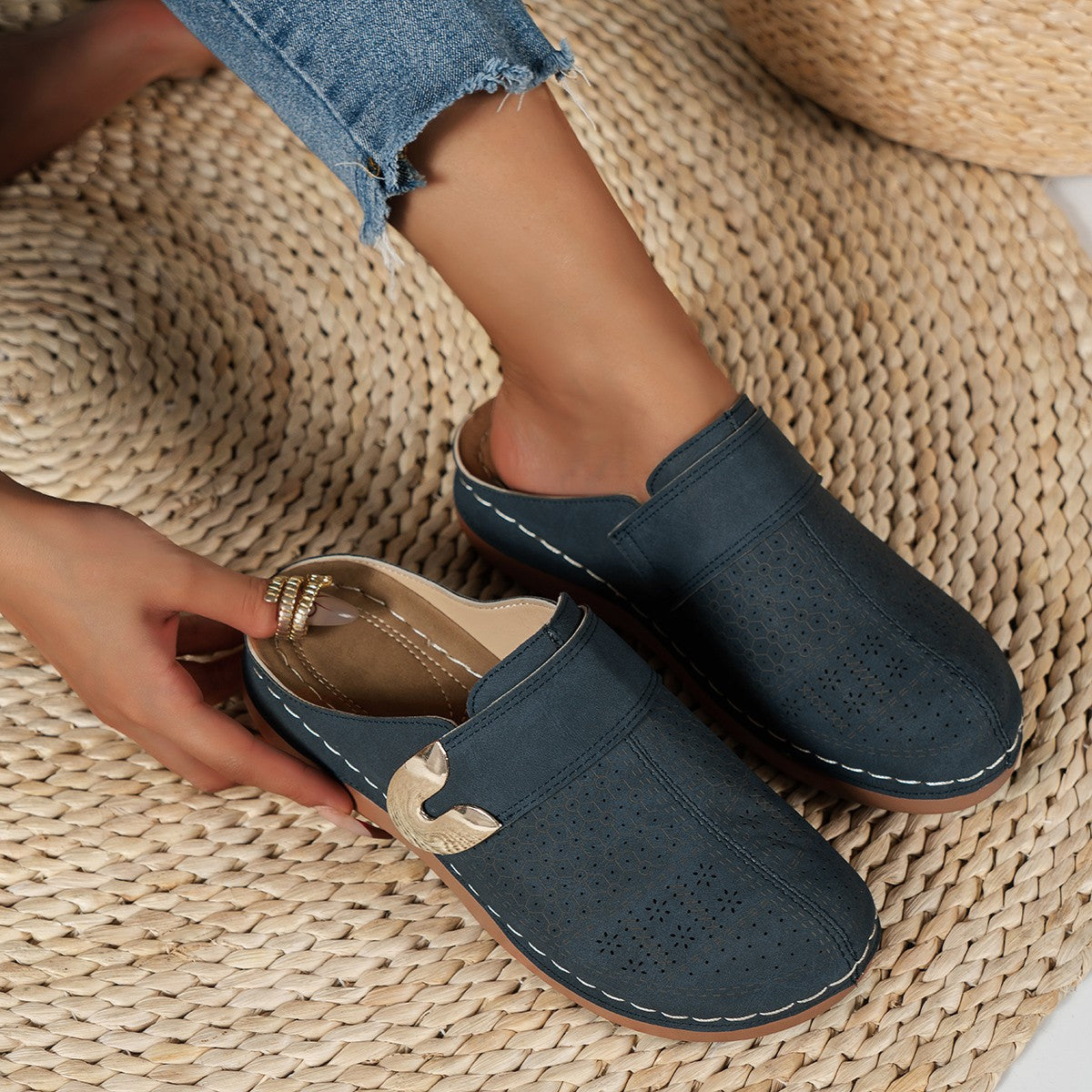 Shane - Chaussons élégants à bout fermé pour femmes