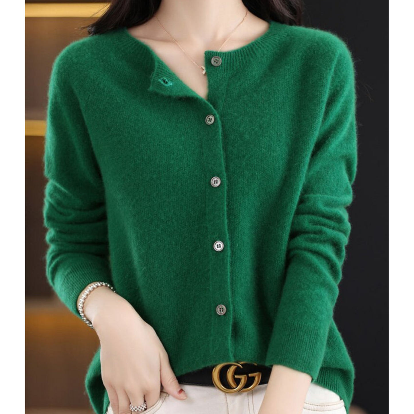 Ina - Pull col rond en cachemire