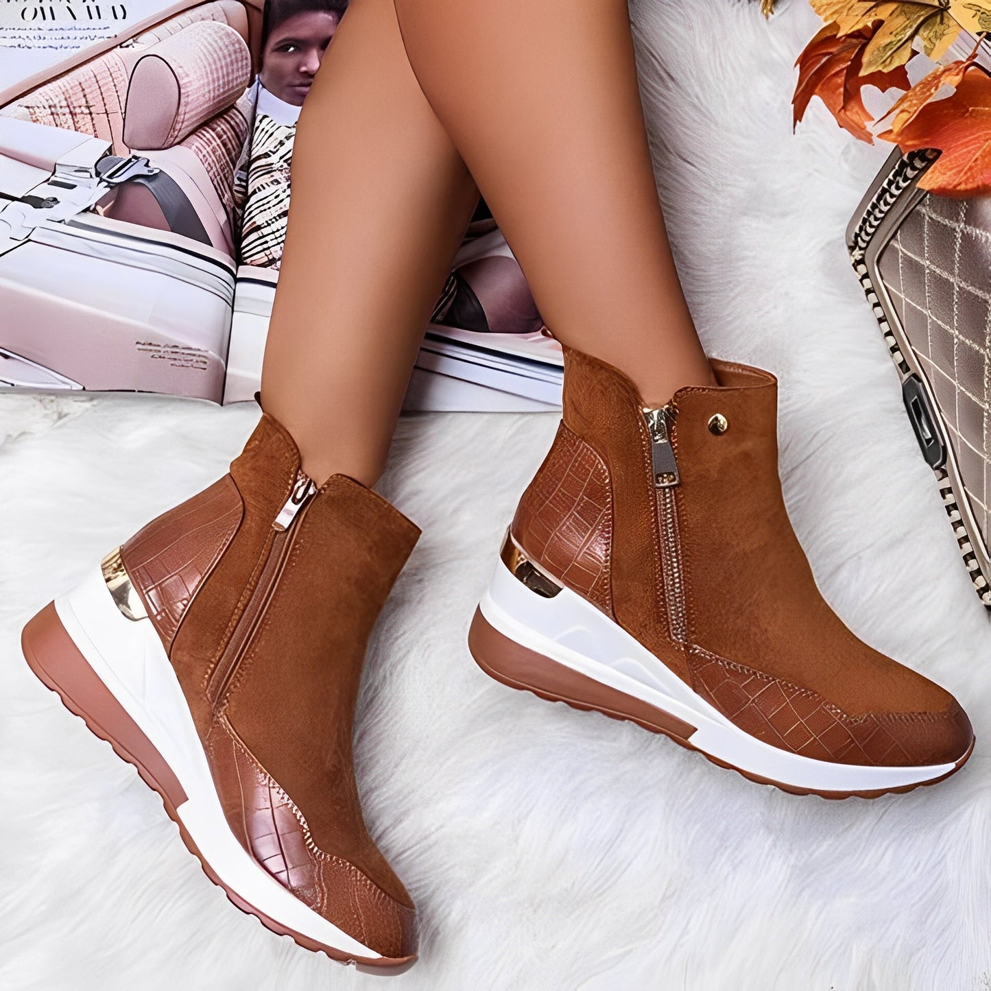 Yancy - Bottines de loisir confortables pour femmes