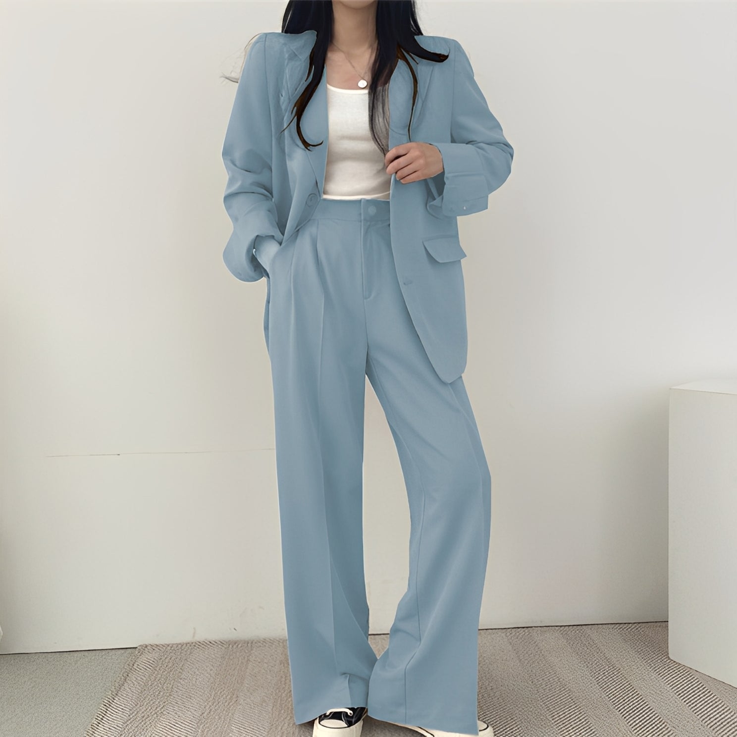 Meghan - Ensemble élégant en tweed pour femmes