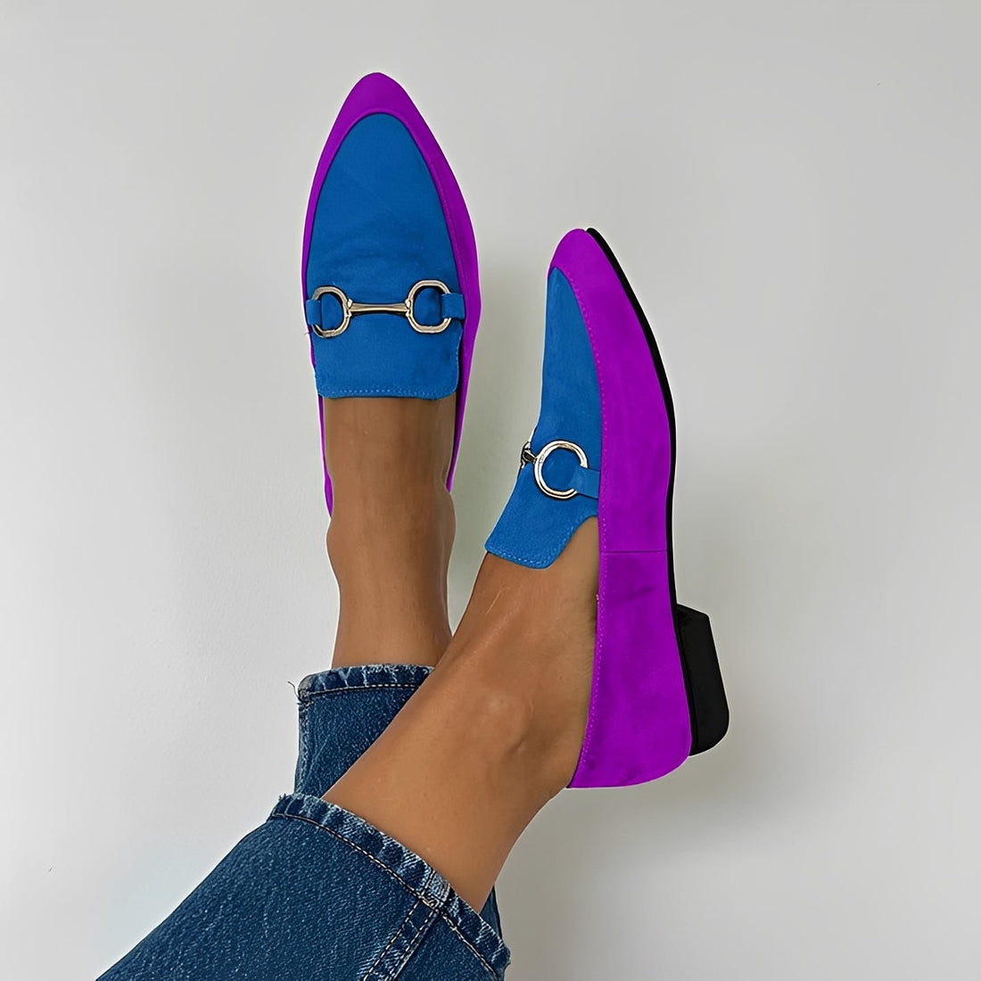 Vinnie - Mocassins Pointus Colorés et Élégants