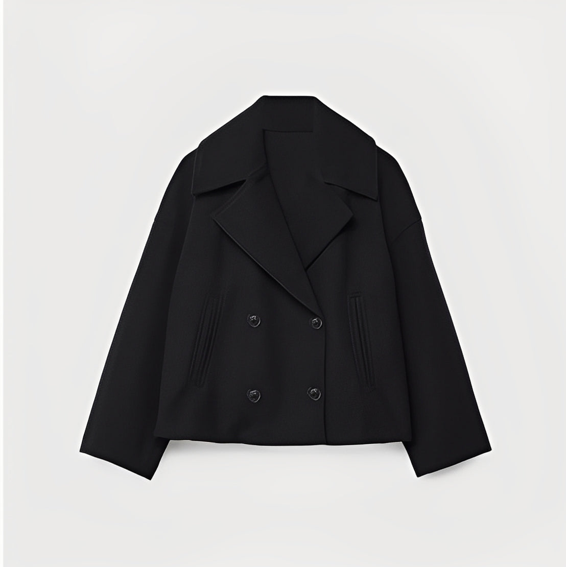 Abegail - Blouson court ample et décontracté pour femmes