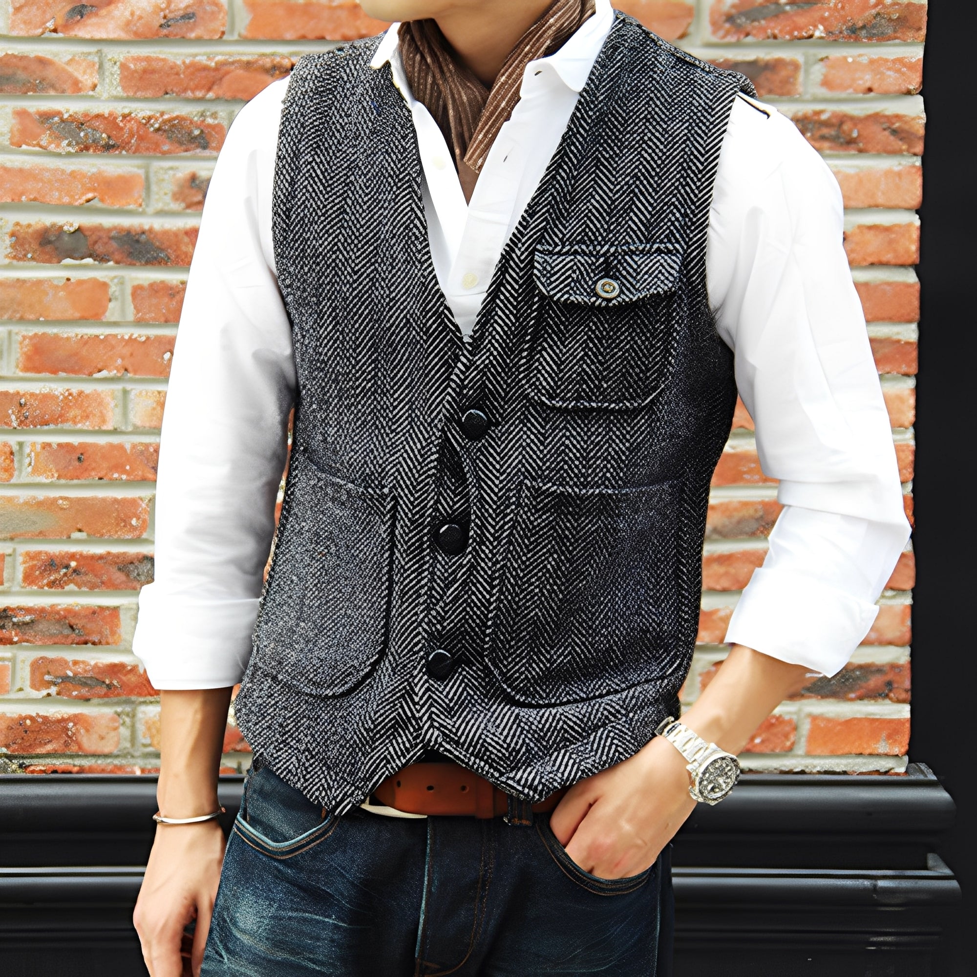 Matthew - Manteau en tweed élégant