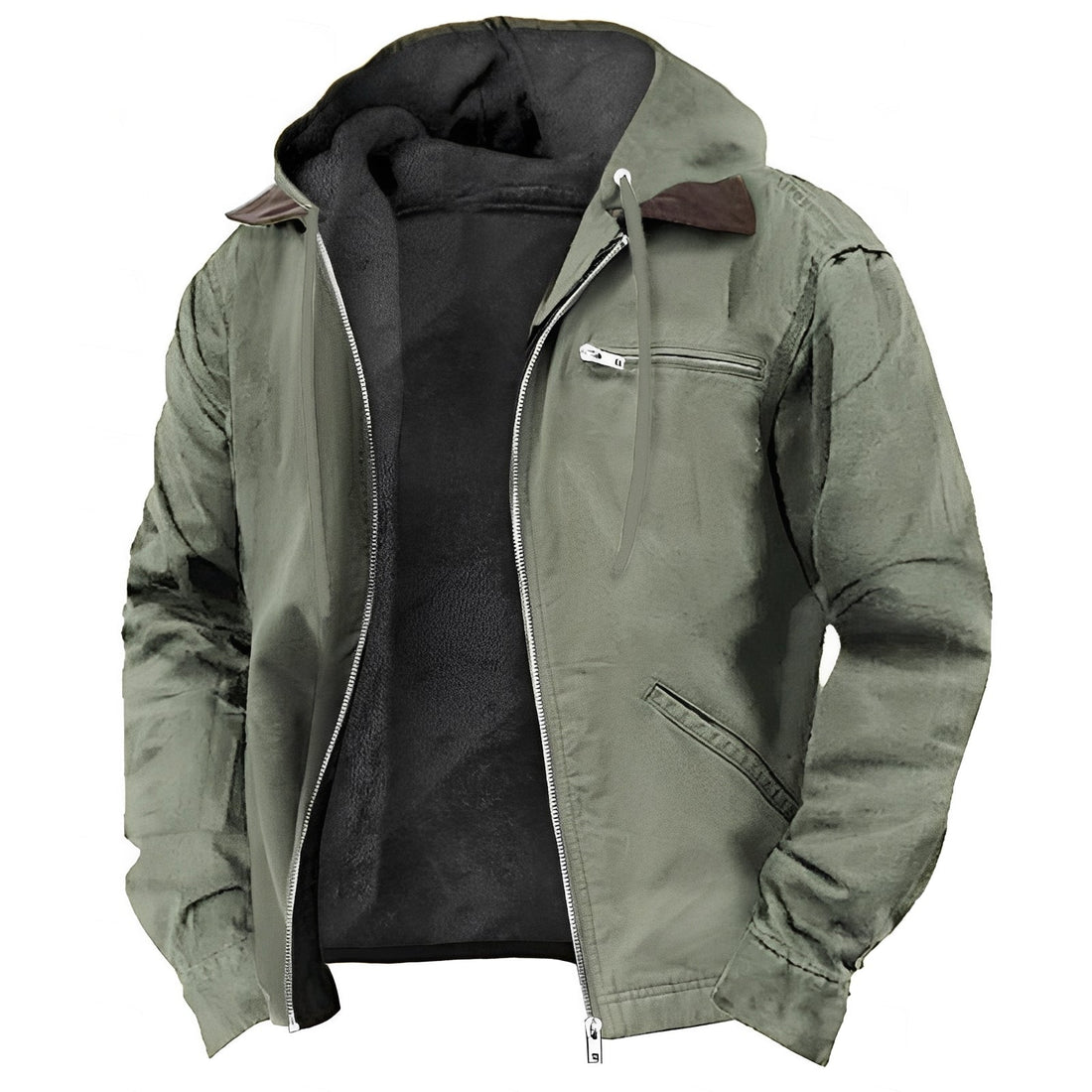 Mickaël – Manteau élégant avec poche zippée pour homme