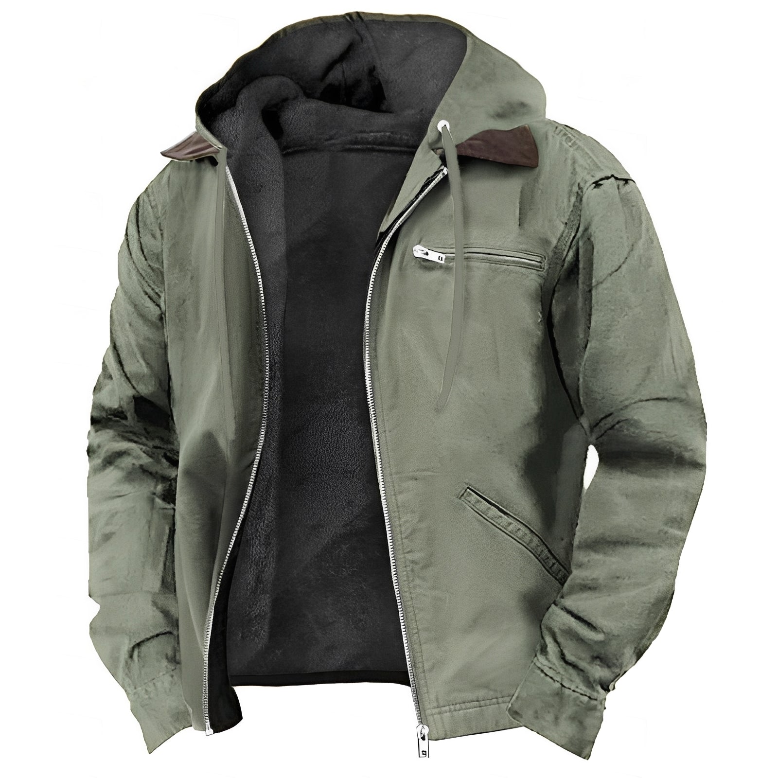 Mickaël – Manteau élégant avec poche zippée pour homme