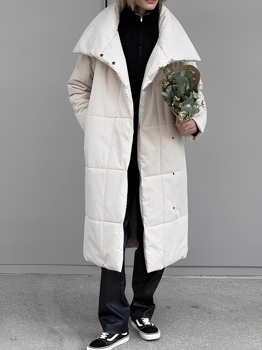 Adaline - Veste longue et chaude matelassée pour femmes