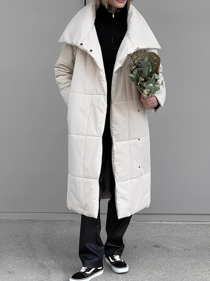 Adaline - Veste longue et chaude matelassée pour femmes