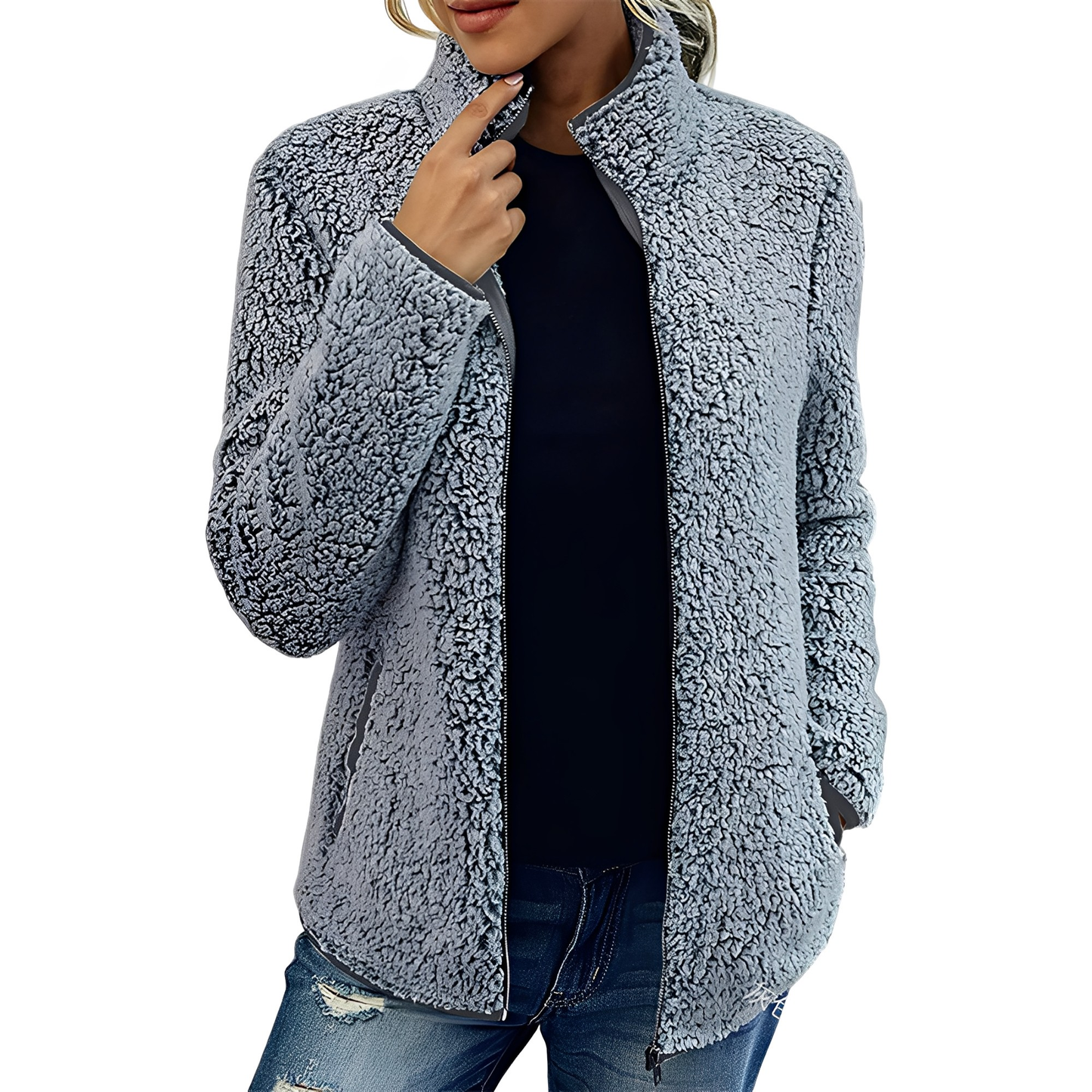 Alethea - Manteau chic en polaire pour femmes