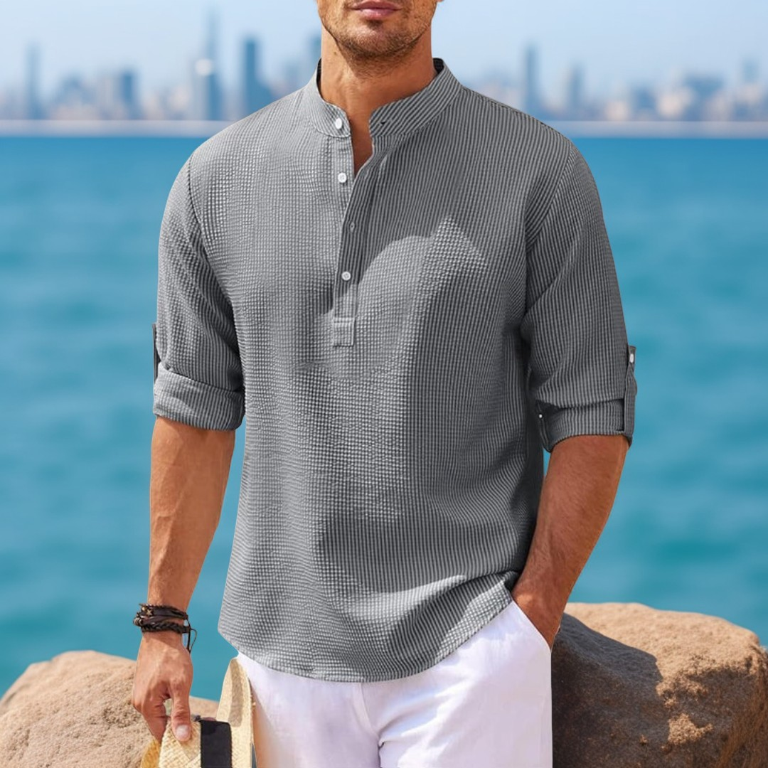 Recmar - Chemise d'été chic pour homme
