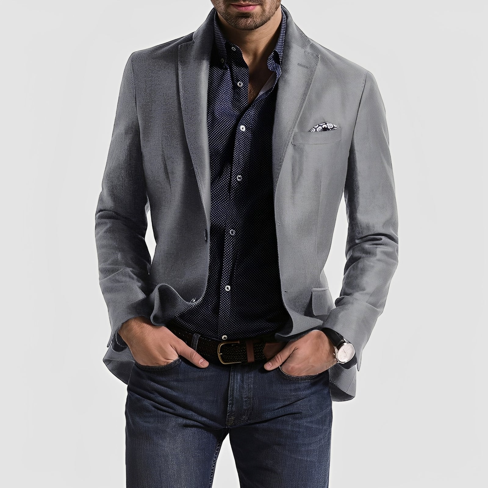 George - Blazer formel pour hommes avec fermeture à deux boutons