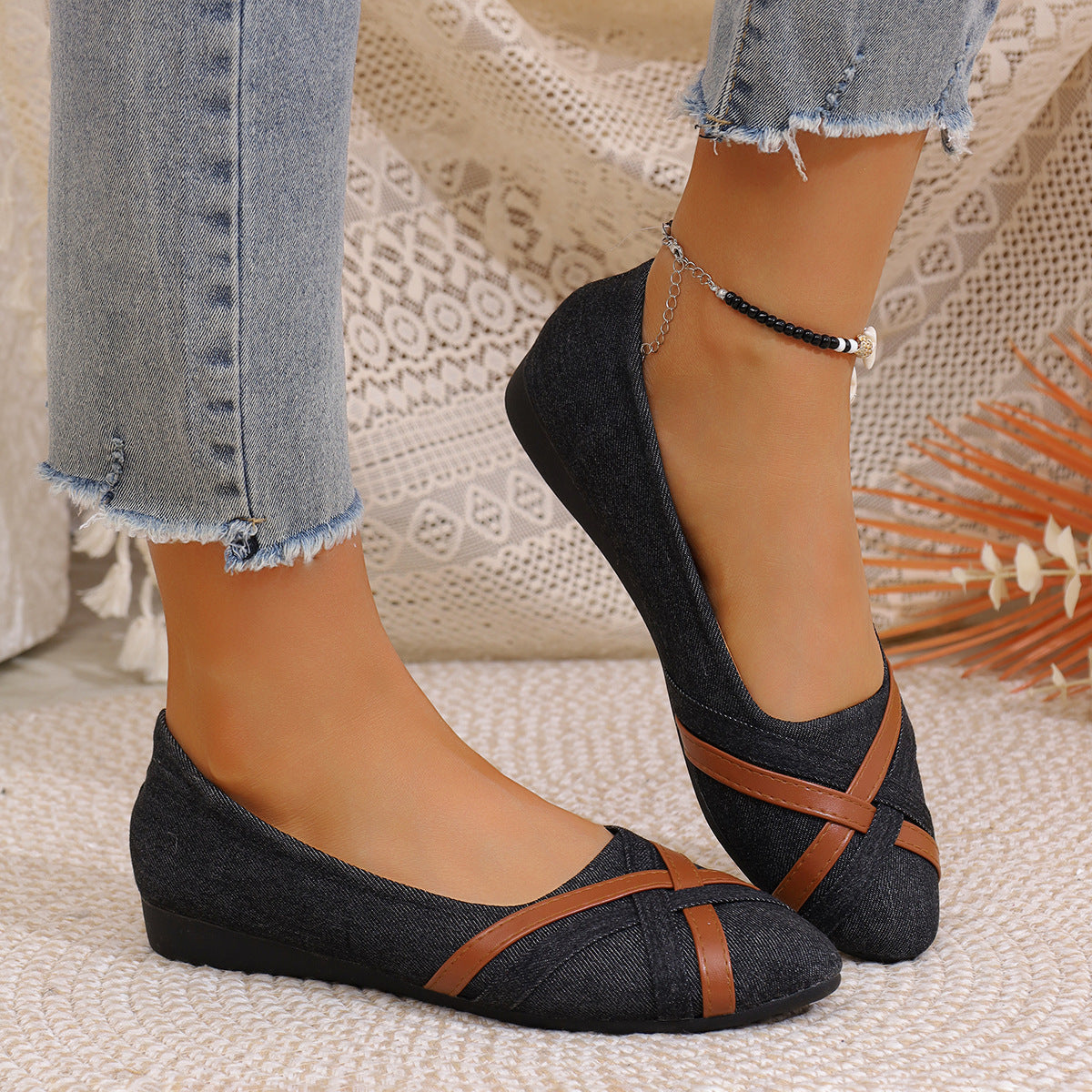 Leora - Chaussures élégantes à brides croisées pour femmes