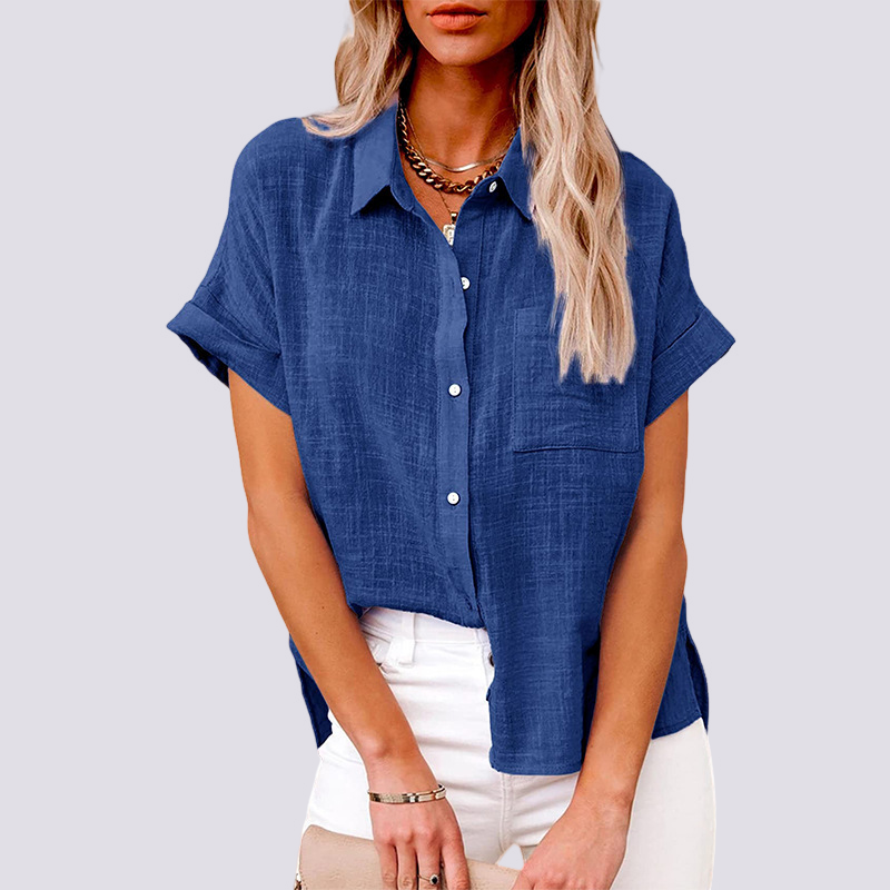 Nicole - Blouse à manches courtes avec poche