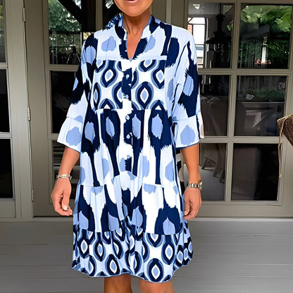 Floriane - Robe ample à motifs pour femme