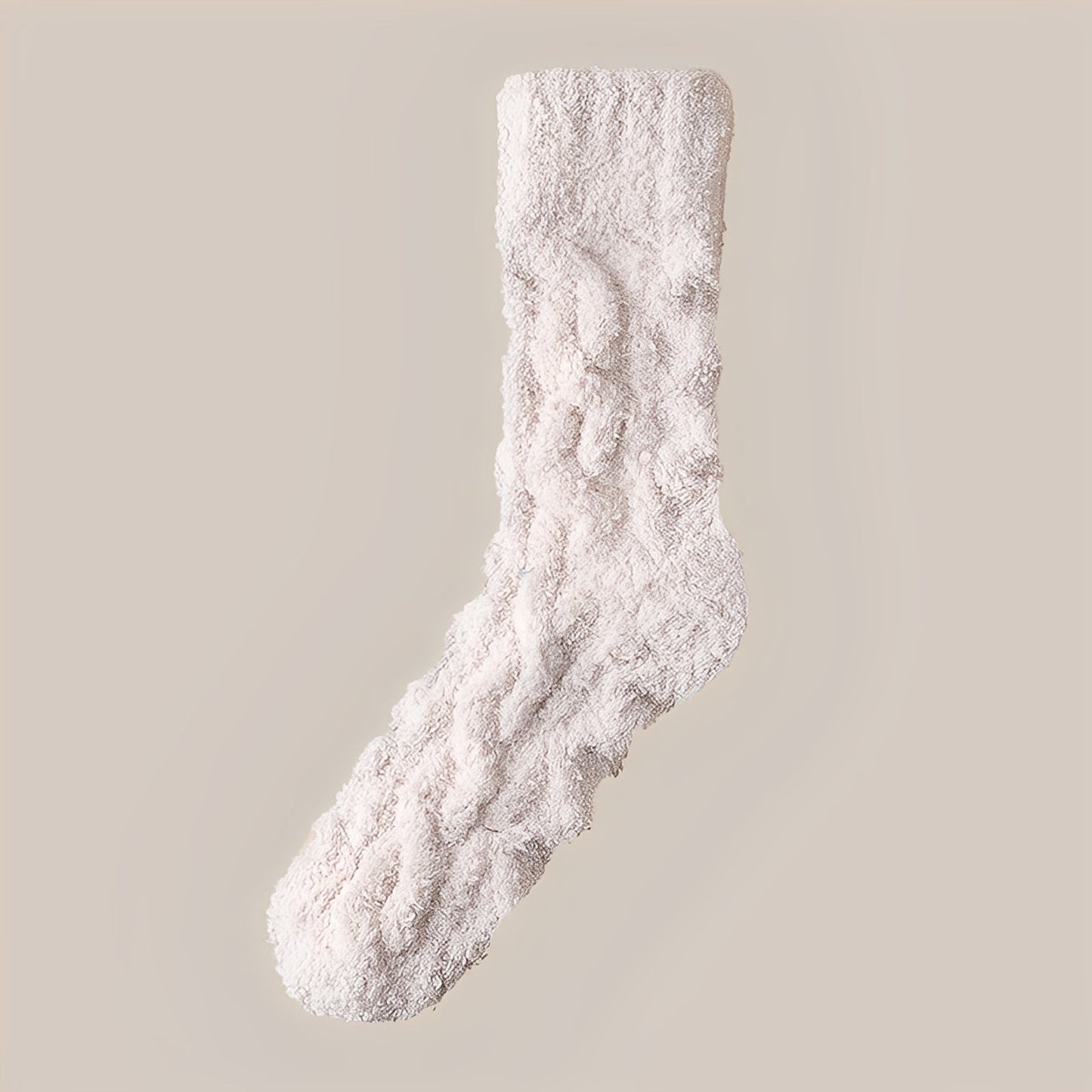 Neely - Chaussettes unisexes en polaire de velours chaudes
