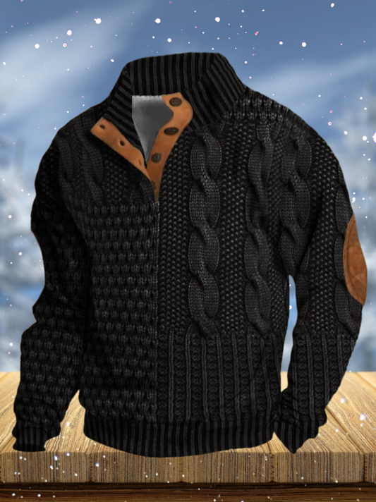 Apolo - T-shirt à Manches Longues avec Imprimé Tricot 3D