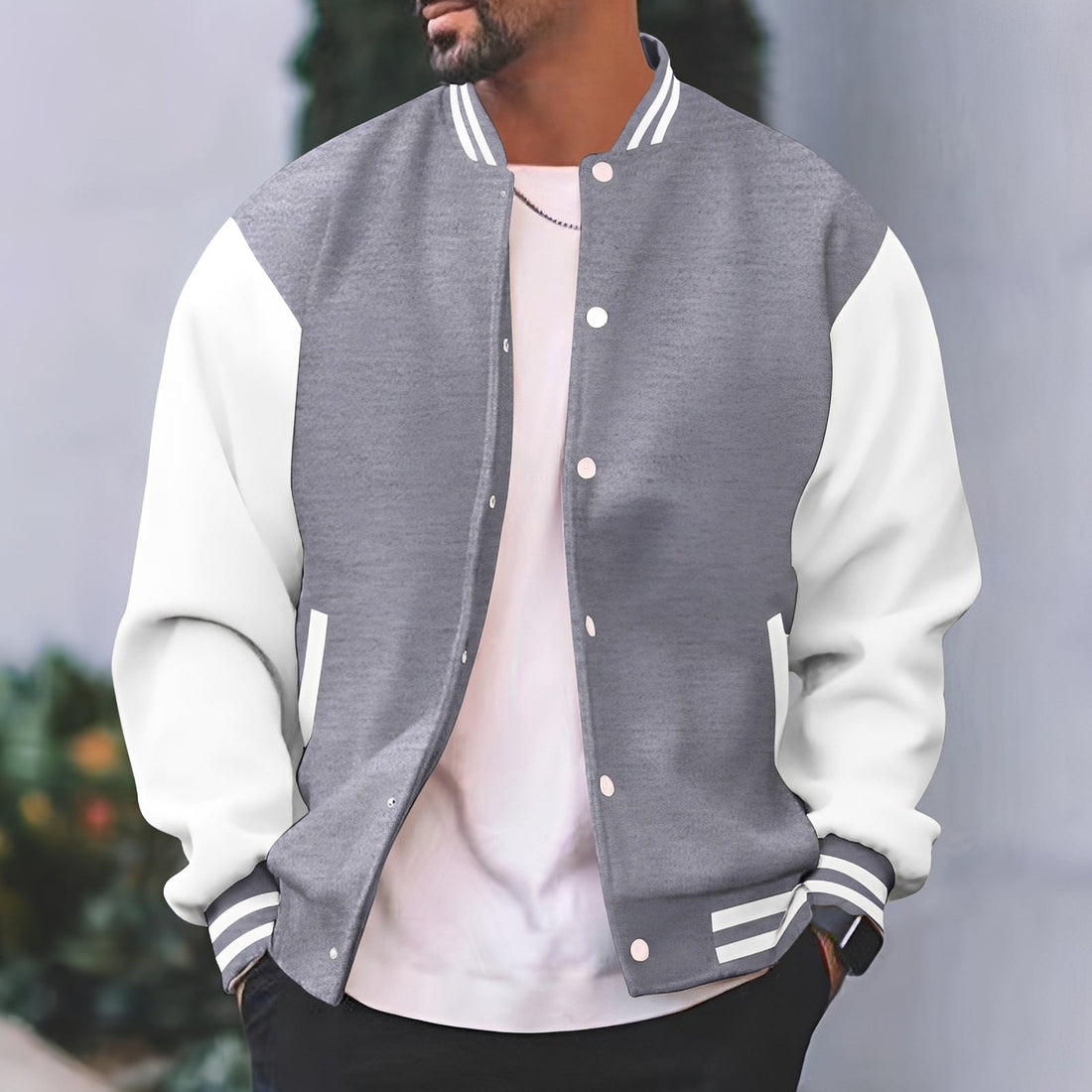 Greg - Blouson bomber stylé et ample pour hommes