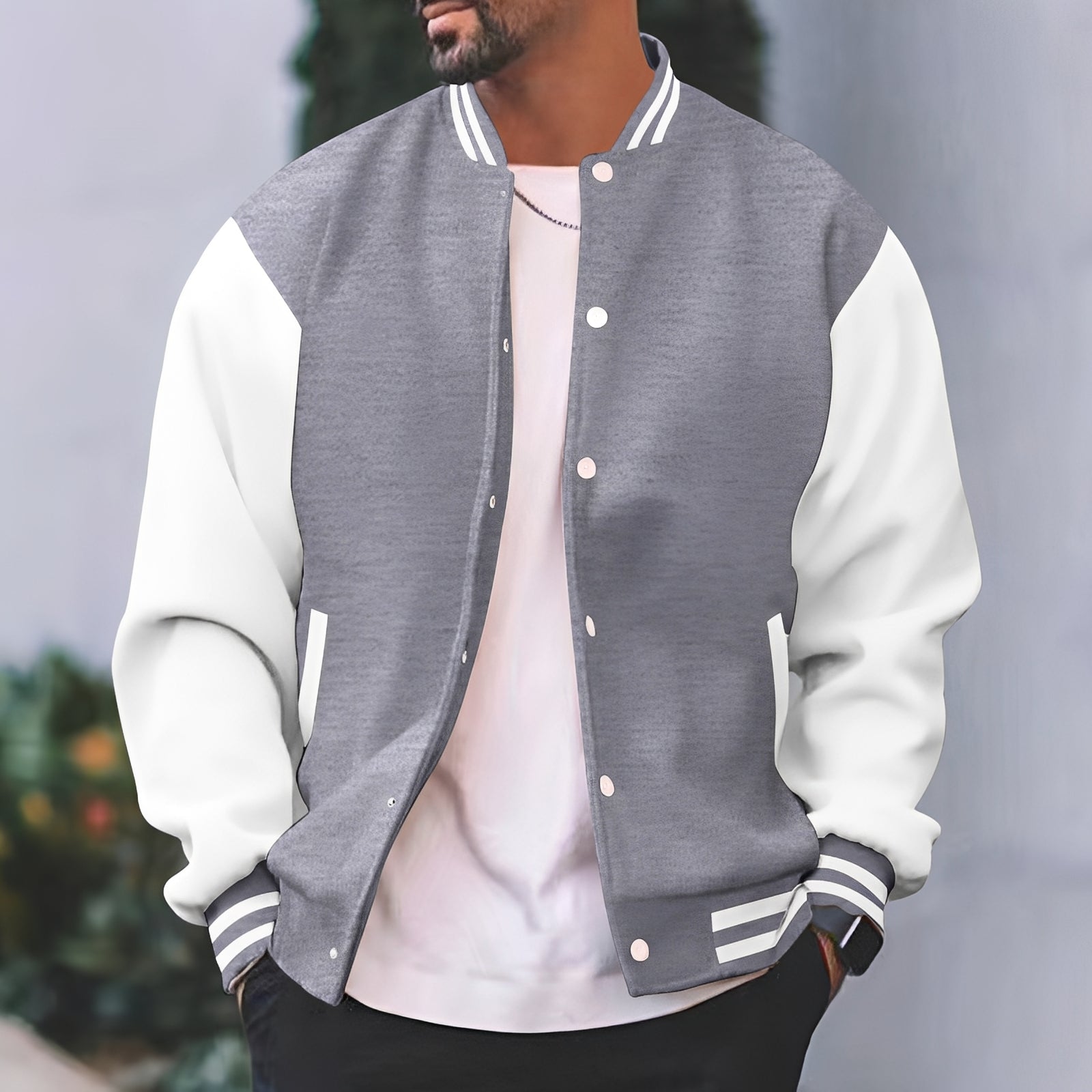 Greg - Blouson bomber stylé et ample pour hommes