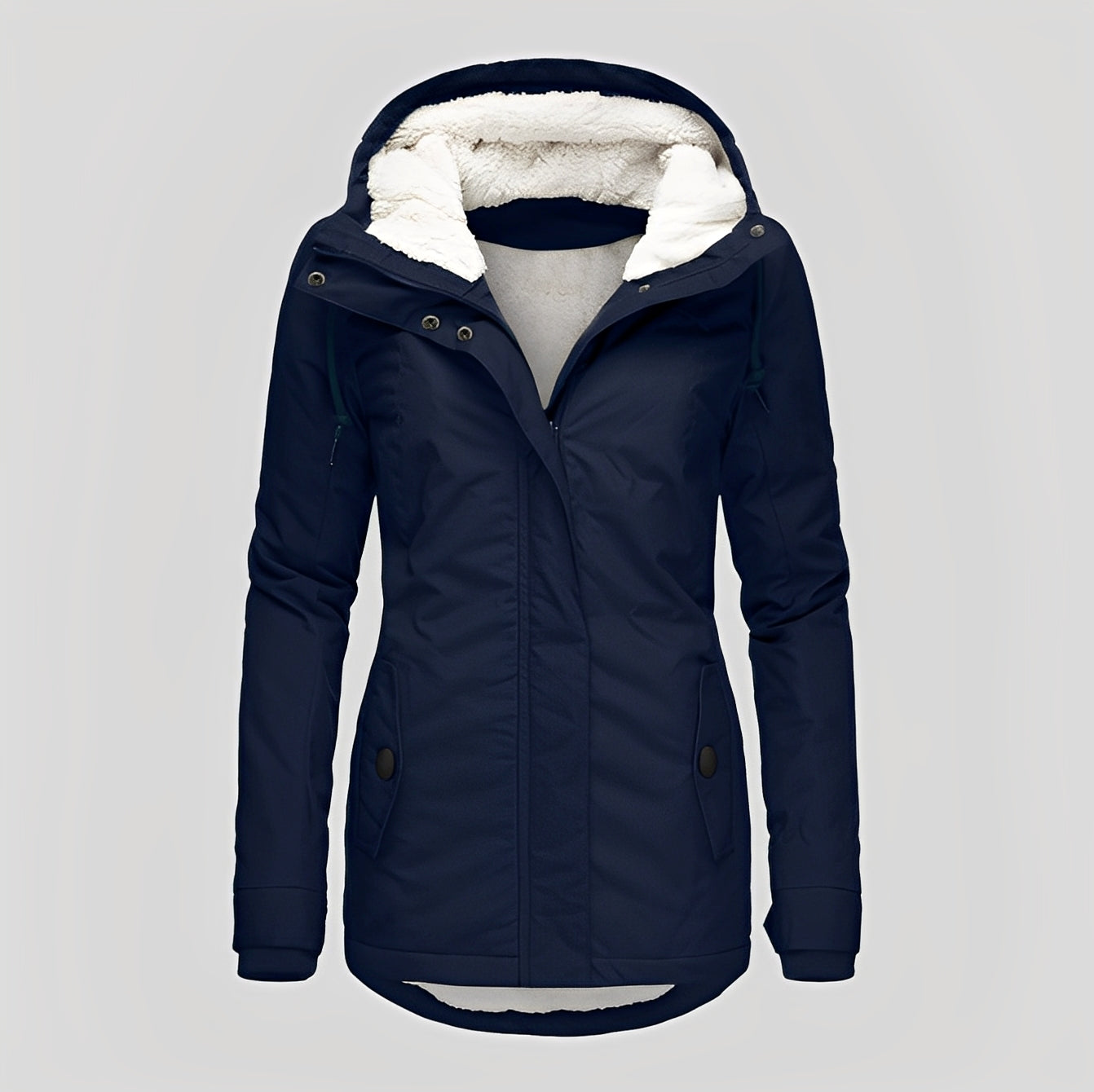 Earleen - Veste chaude pour femmes en polaire Sherpa