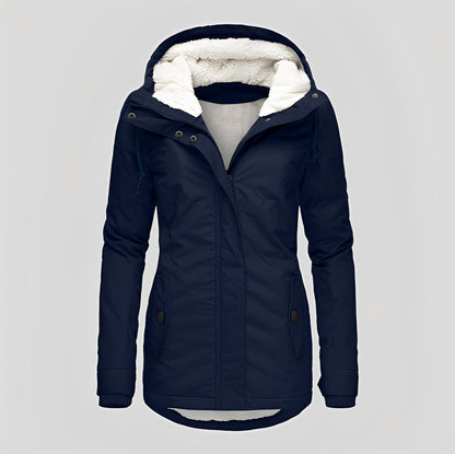 Earleen - Veste chaude pour femmes en polaire Sherpa