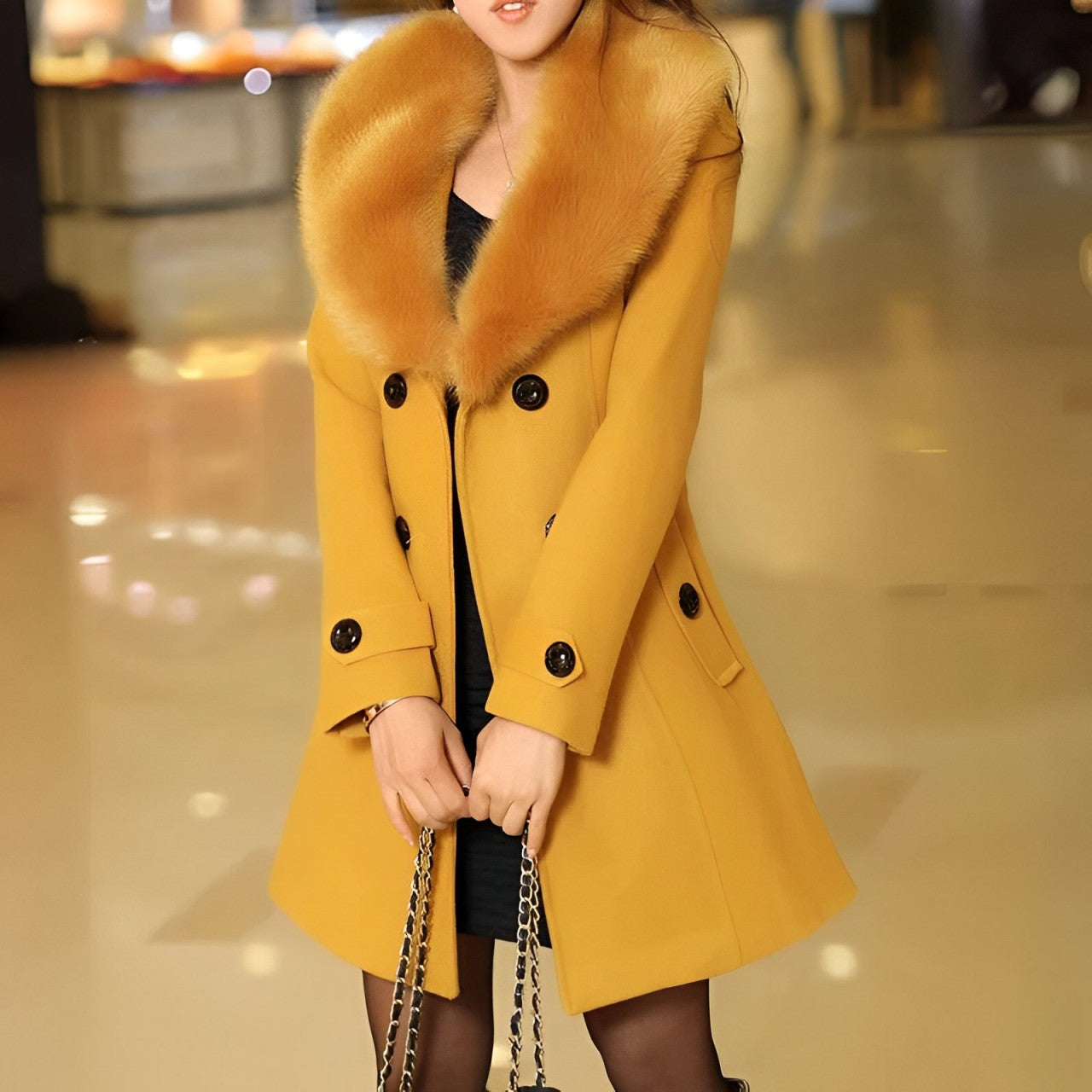Rachel - Manteau en laine chaud et raffiné