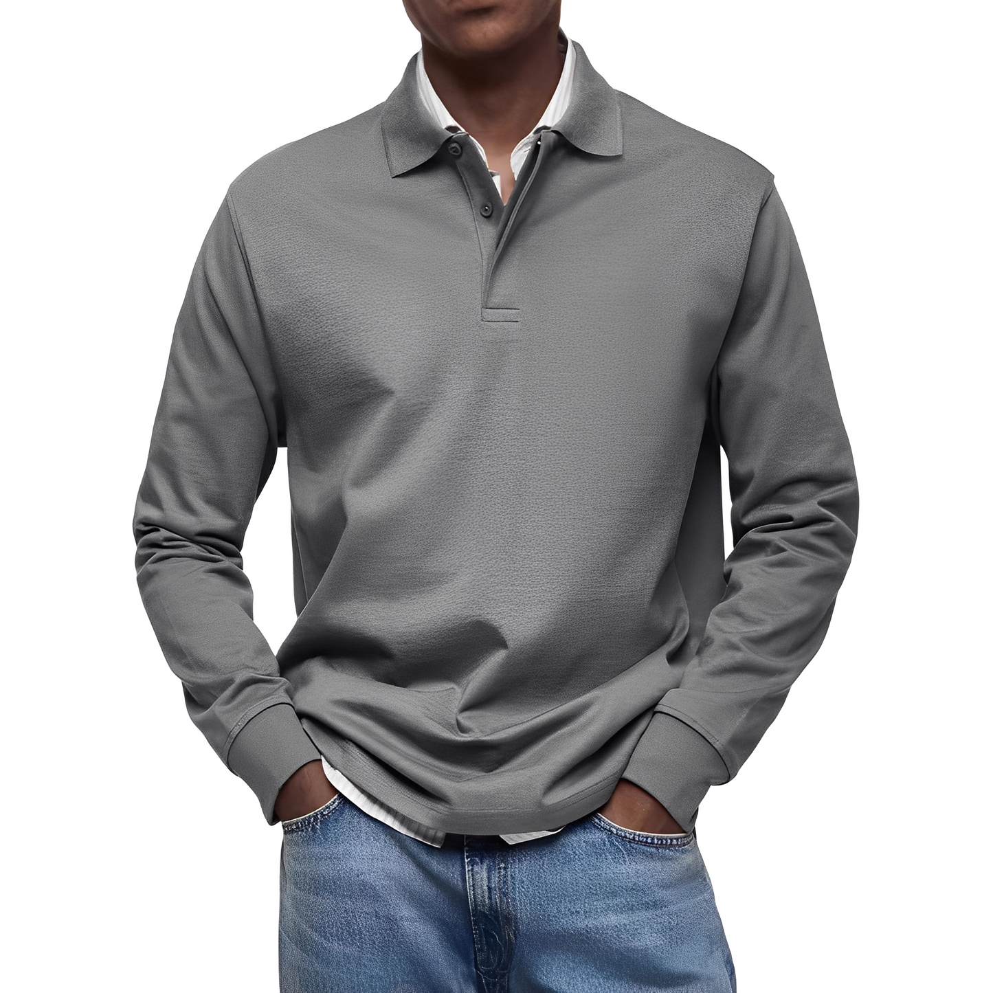 Alonzo - Men's long-sleeved buttoned shirt from Casula