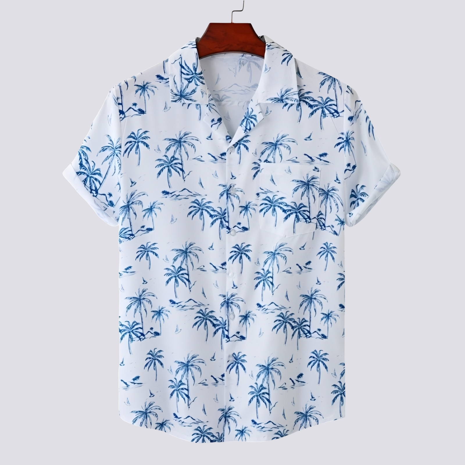 Ronan - Chemise élégante à imprimé hawaïen pour hommes